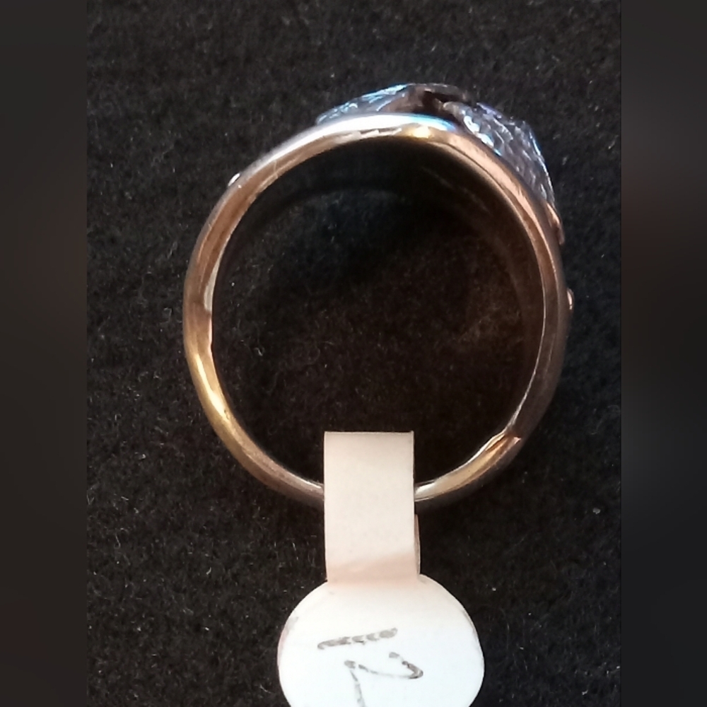 Mens NAVAJO sterling Silver Eagle Ring Size 12 - Picture 5 of 6